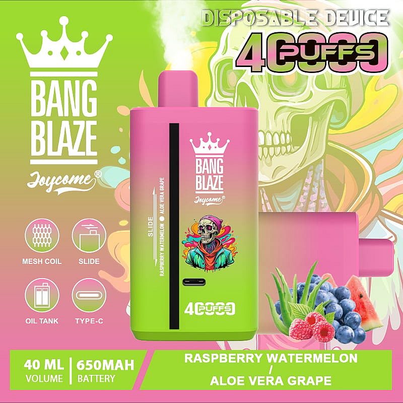Bang Blaze 40K 40000 Puffs | dual flavor, 40mL, 32 flavors, rechargeable bulk disposable vape - Image 11