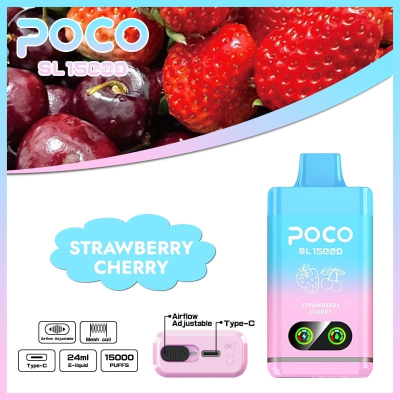 Poco SL 15000 Puffs | adjustable airflow, 0%-5% nicotine, bulk disposable vape - Image 10