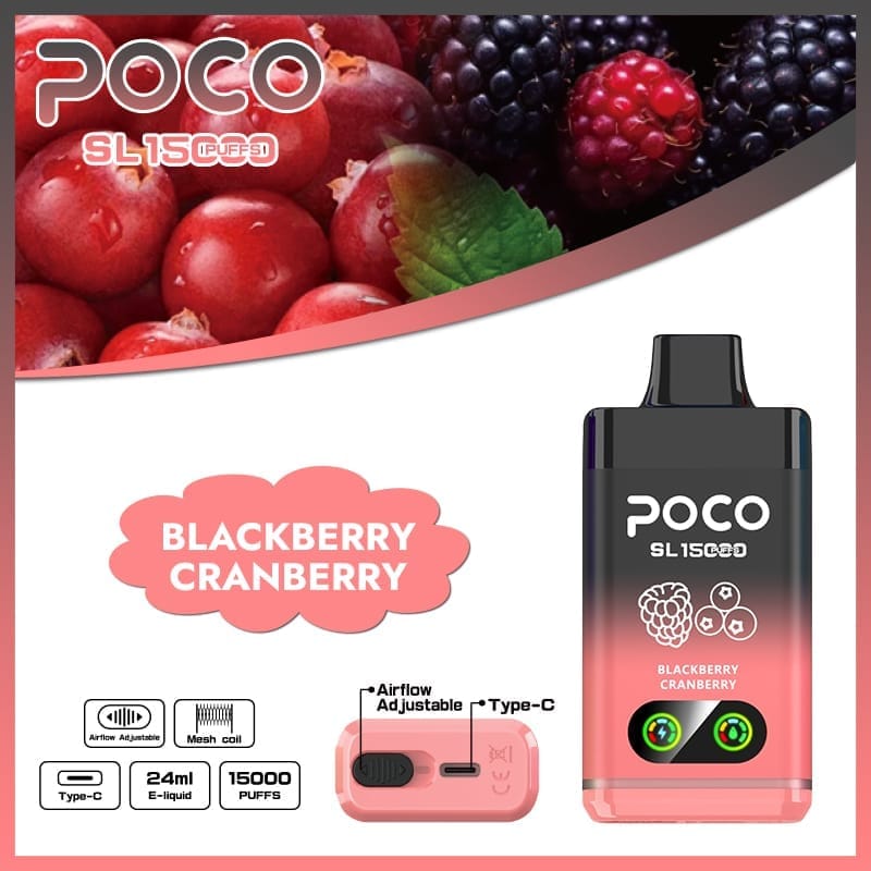 Poco SL 15000 Puffs | adjustable airflow, 0%-5% nicotine, bulk disposable vape - Image 11