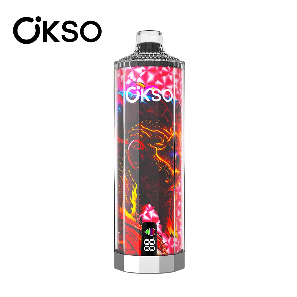 OKSO Shisha Hookah Mega 50000 Puffs | triple mesh coil, 40mL, LED display, adjustable airflow, bulk disposable vape - Image 31