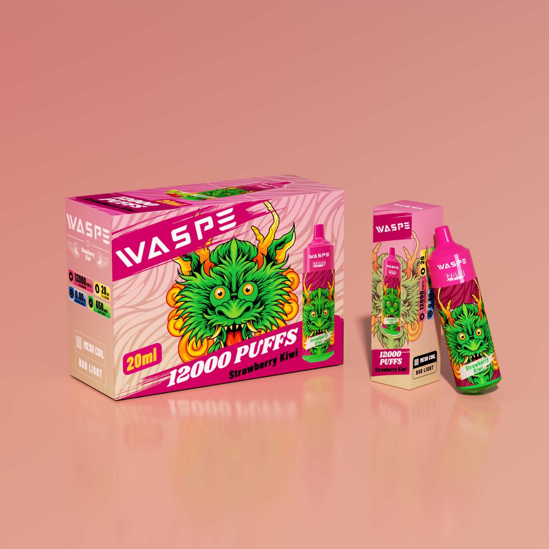 WASPE 12000 Puffs | 0%-5% nicotine, bulk disposable vape - Image 7