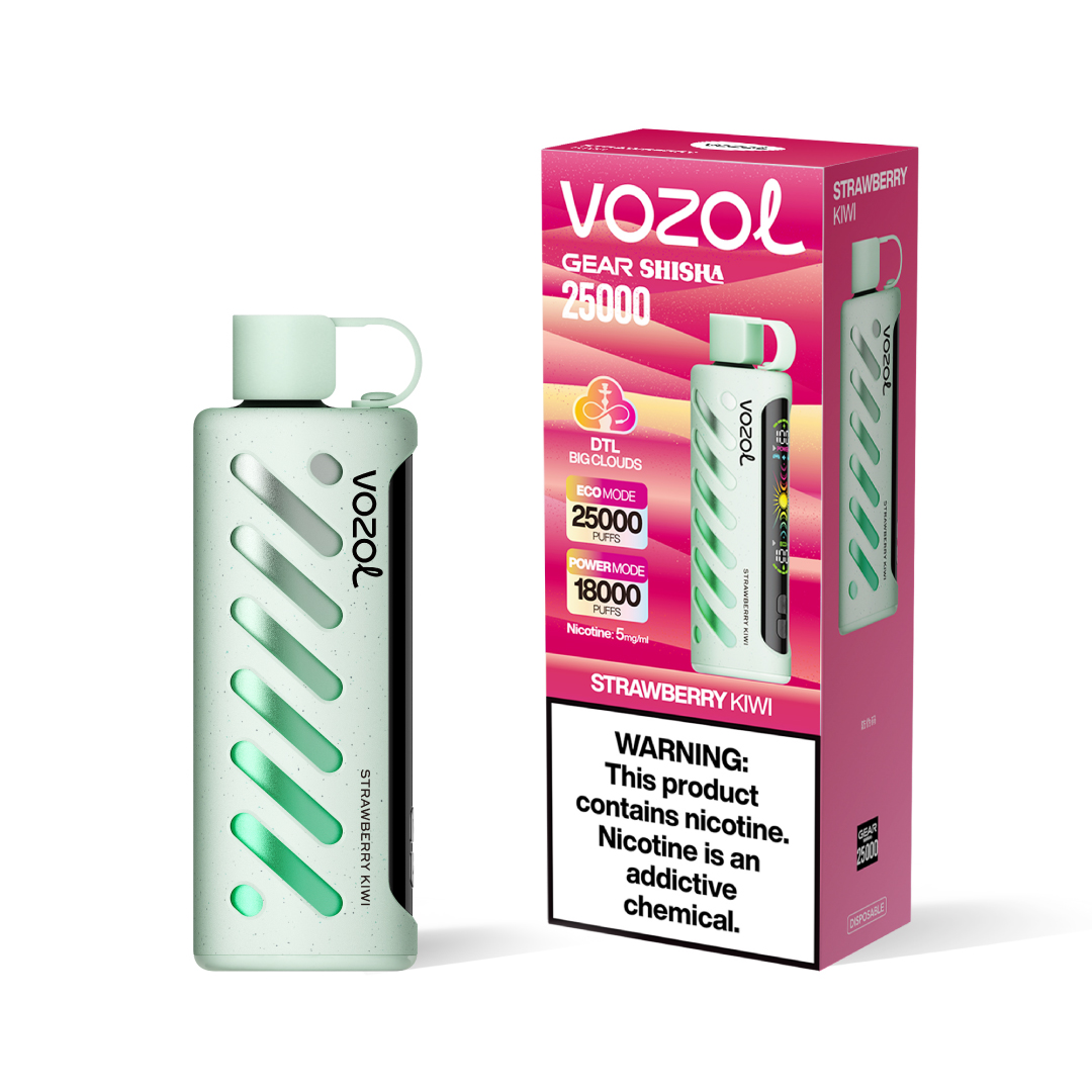 Vozol GEAR SHISHA 25000 | 25k dual mode 25000 puffs, smart screen bulk disposable vape - Image 8