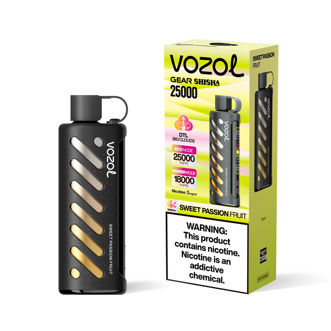 Vozol GEAR SHISHA 25000 | 25k dual mode 25000 puffs, smart screen bulk disposable vape - Image 6