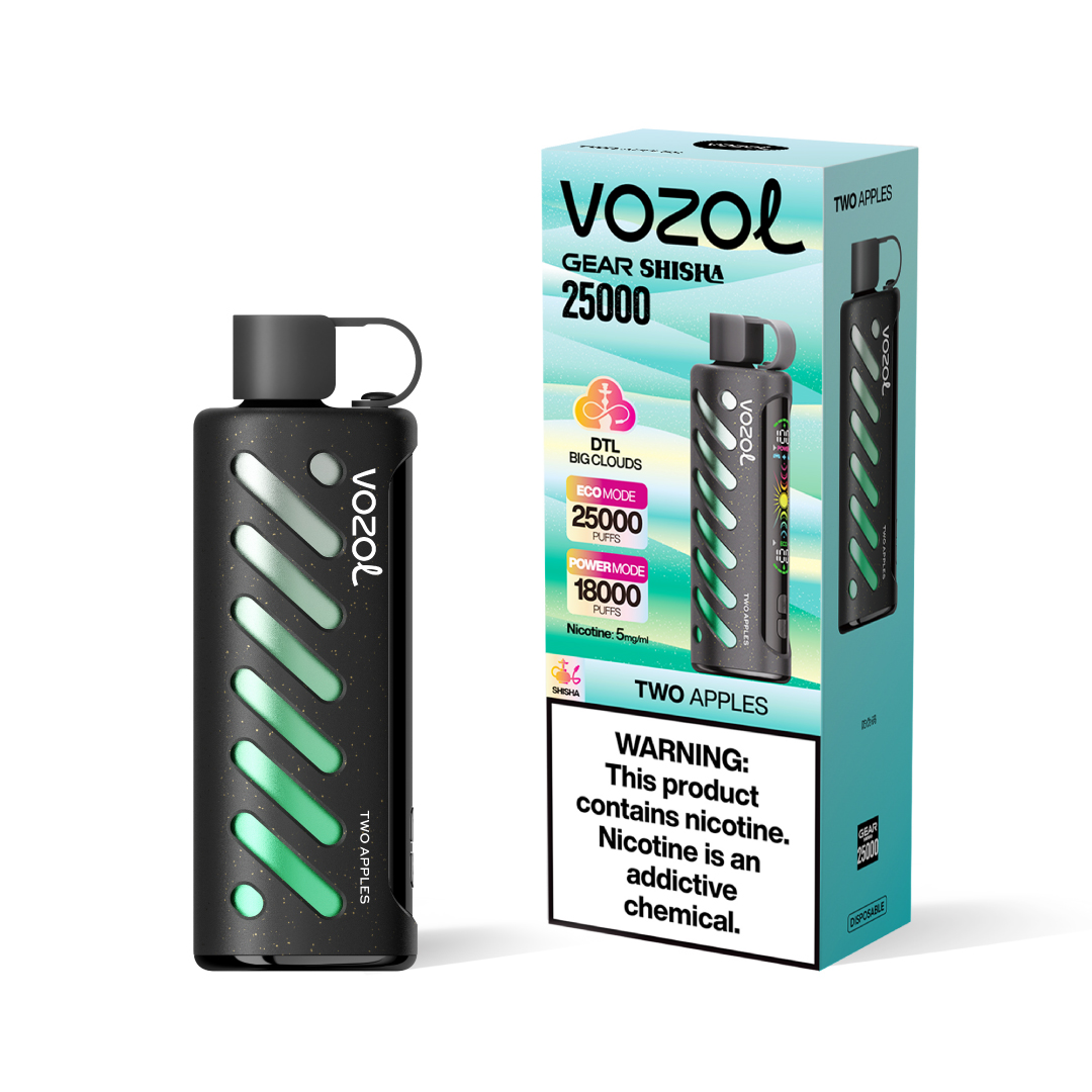 Vozol GEAR SHISHA 25000 | 25k dual mode 25000 puffs, smart screen bulk disposable vape - Image 5