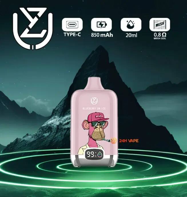 UZY Bang Digital 15K | long-lasting 15000 puffs 20ml LED display bulk disposable vape - Image 2