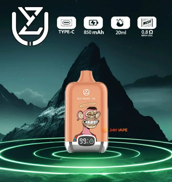 UZY Bang Digital 15K | long-lasting 15000 puffs 20ml LED display bulk disposable vape - Image 8