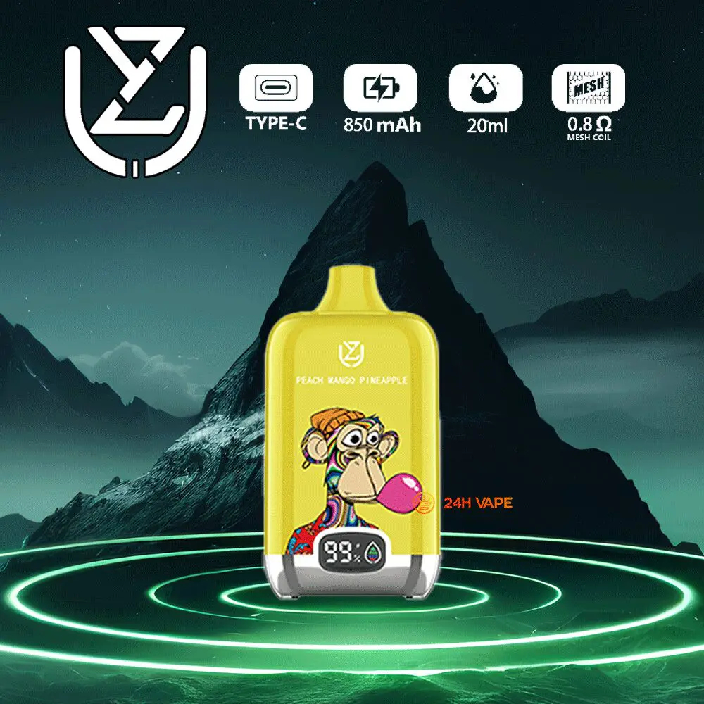 UZY Bang Digital 15K | long-lasting 15000 puffs 20ml LED display bulk disposable vape - Image 7