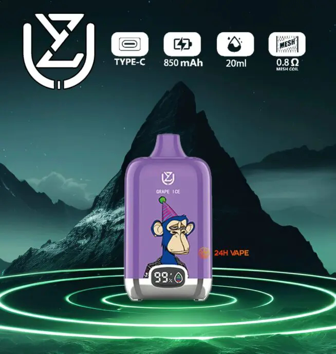 UZY Bang Digital 15K | long-lasting 15000 puffs 20ml LED display bulk disposable vape - Image 4