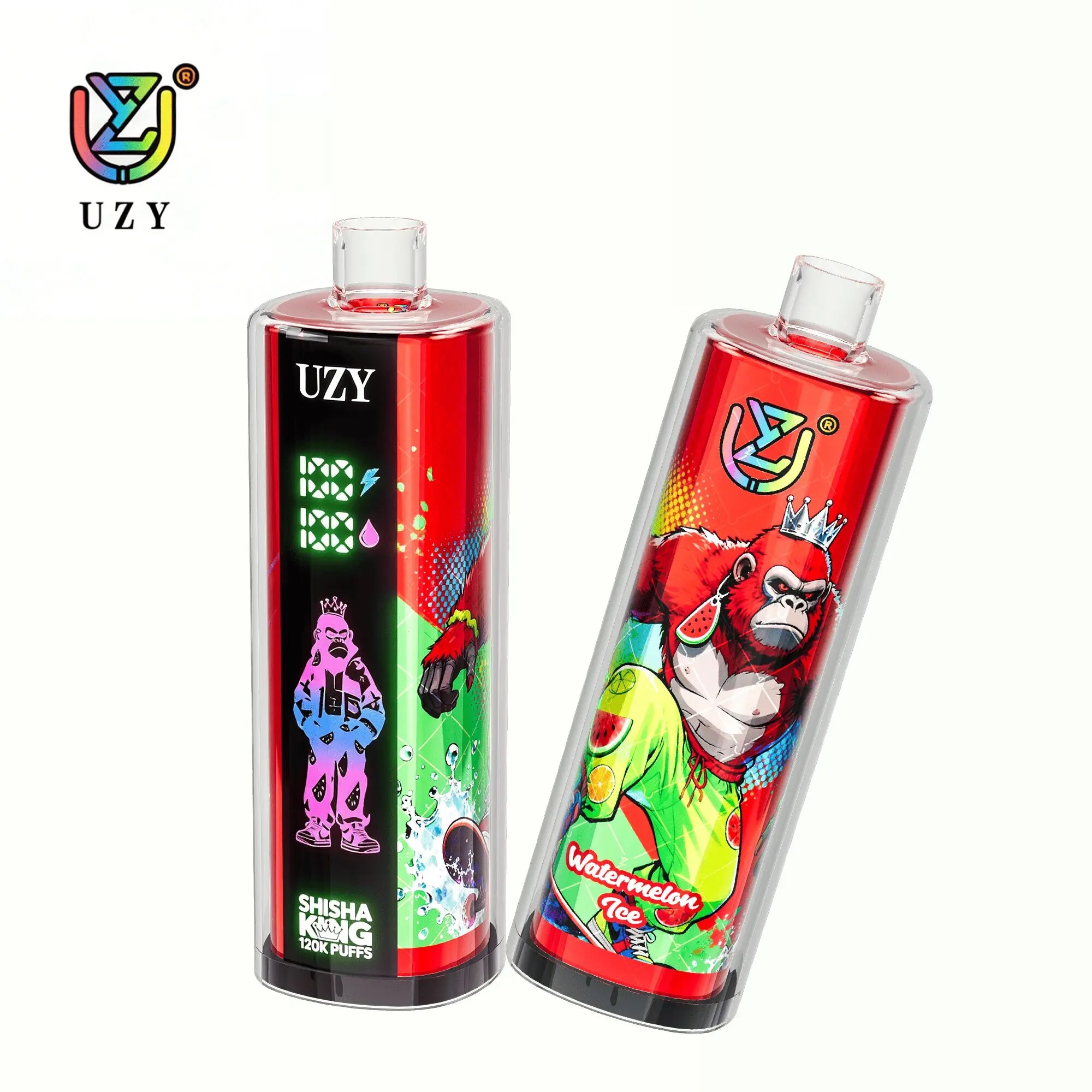 UZY Shisha Hookah King 120K | 120000 puffs, DTL, smart screen, adjustable airflow, bulk disposable vape - Image 9