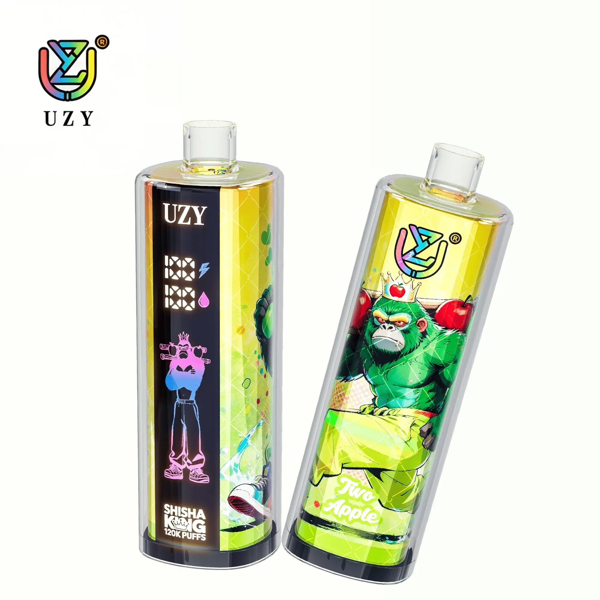 UZY Shisha Hookah King 120K | 120000 puffs, DTL, smart screen, adjustable airflow, bulk disposable vape - Image 8