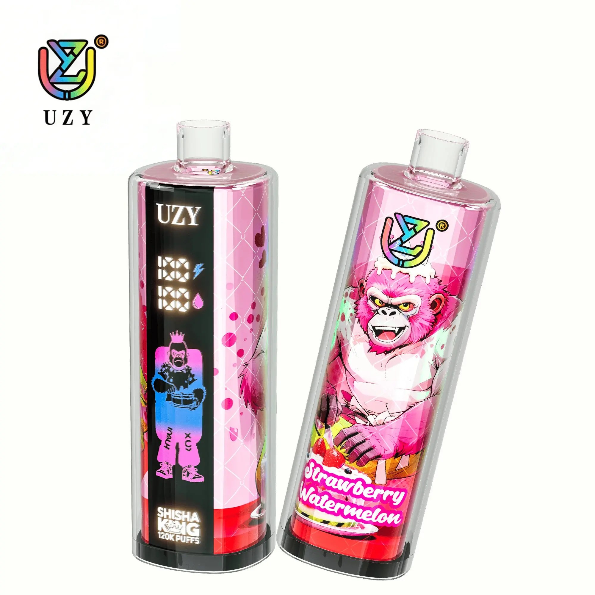UZY Shisha Hookah King 120K | 120000 puffs, DTL, smart screen, adjustable airflow, bulk disposable vape - Image 7