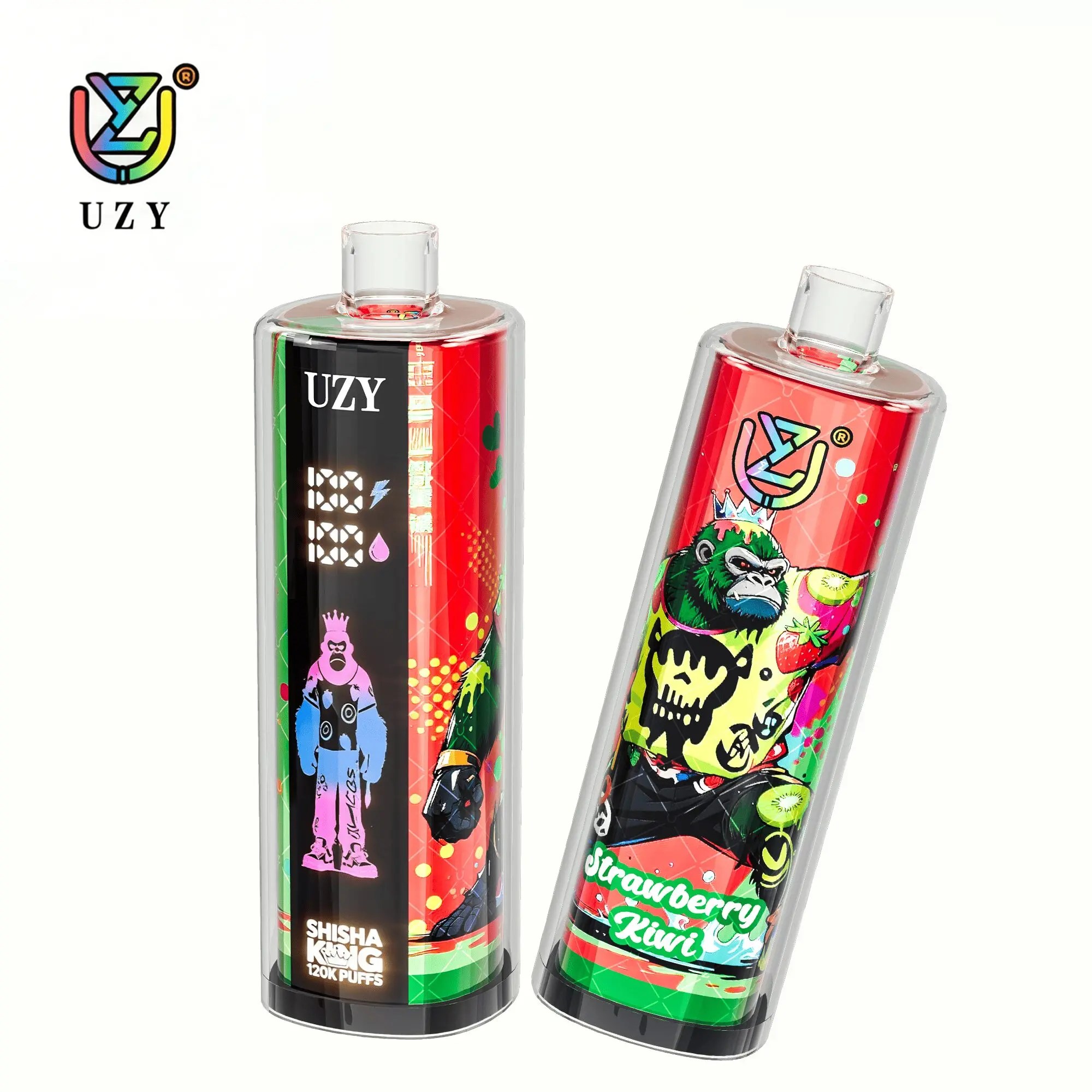 UZY Shisha Hookah King 120K | 120000 puffs, DTL, smart screen, adjustable airflow, bulk disposable vape - Image 6