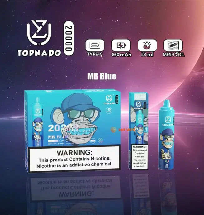 UZY Tornado 20K | 28ml, 20000 puffs, LED display, long-lasting, mega tank, disposable vape wholesale - Image 12