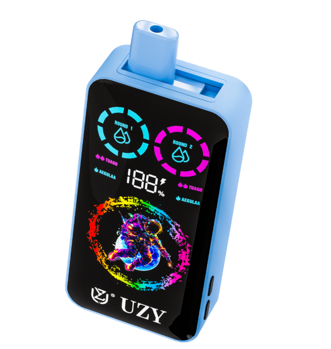 UZY Tornado 30K | dual-flavor RGB display 30000 puffs 40ml mega tank bulk disposable vape - Image 9