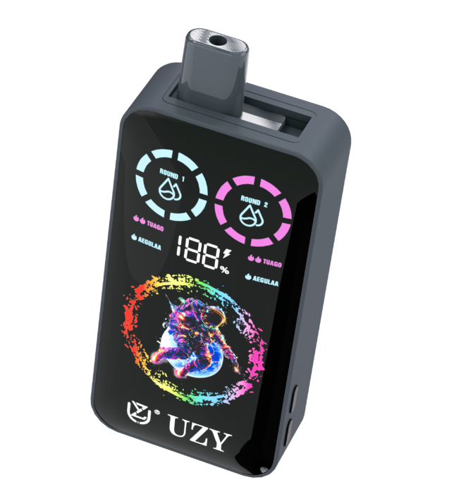 UZY Tornado 30K | dual-flavor RGB display 30000 puffs 40ml mega tank bulk disposable vape - Image 7