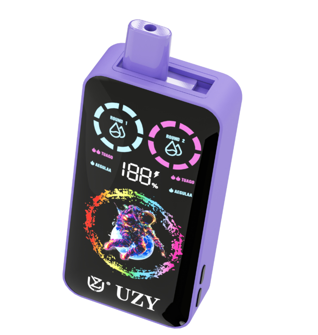UZY Tornado 30K | dual-flavor RGB display 30000 puffs 40ml mega tank bulk disposable vape - Image 2