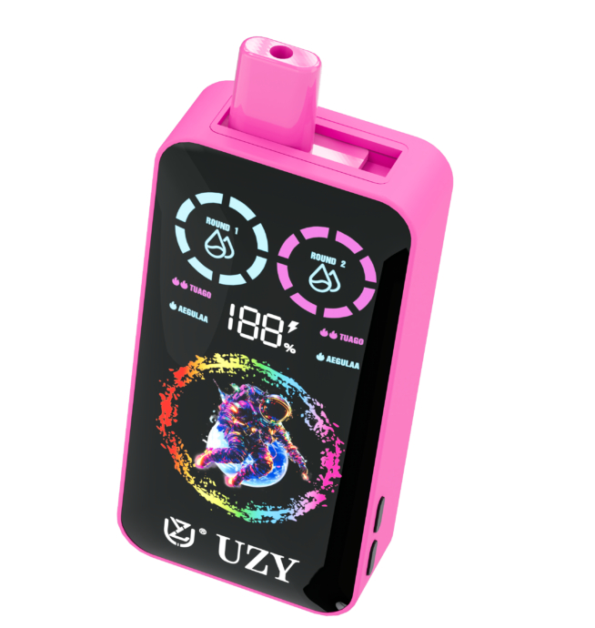 UZY Tornado 30K | dual-flavor RGB display 30000 puffs 40ml mega tank bulk disposable vape