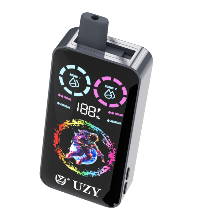 UZY Tornado 30K | dual-flavor RGB display 30000 puffs 40ml mega tank bulk disposable vape - Image 14