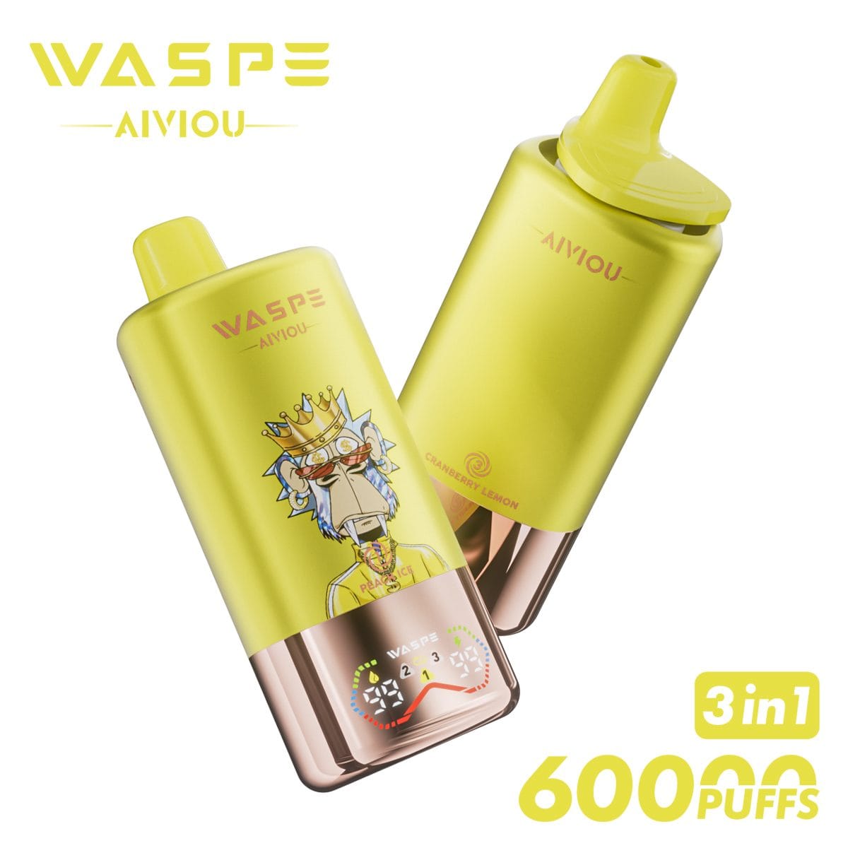 WASPE 60K | 3-in-1 60000 puffs, triple flavor, bulk disposable vape - Image 8
