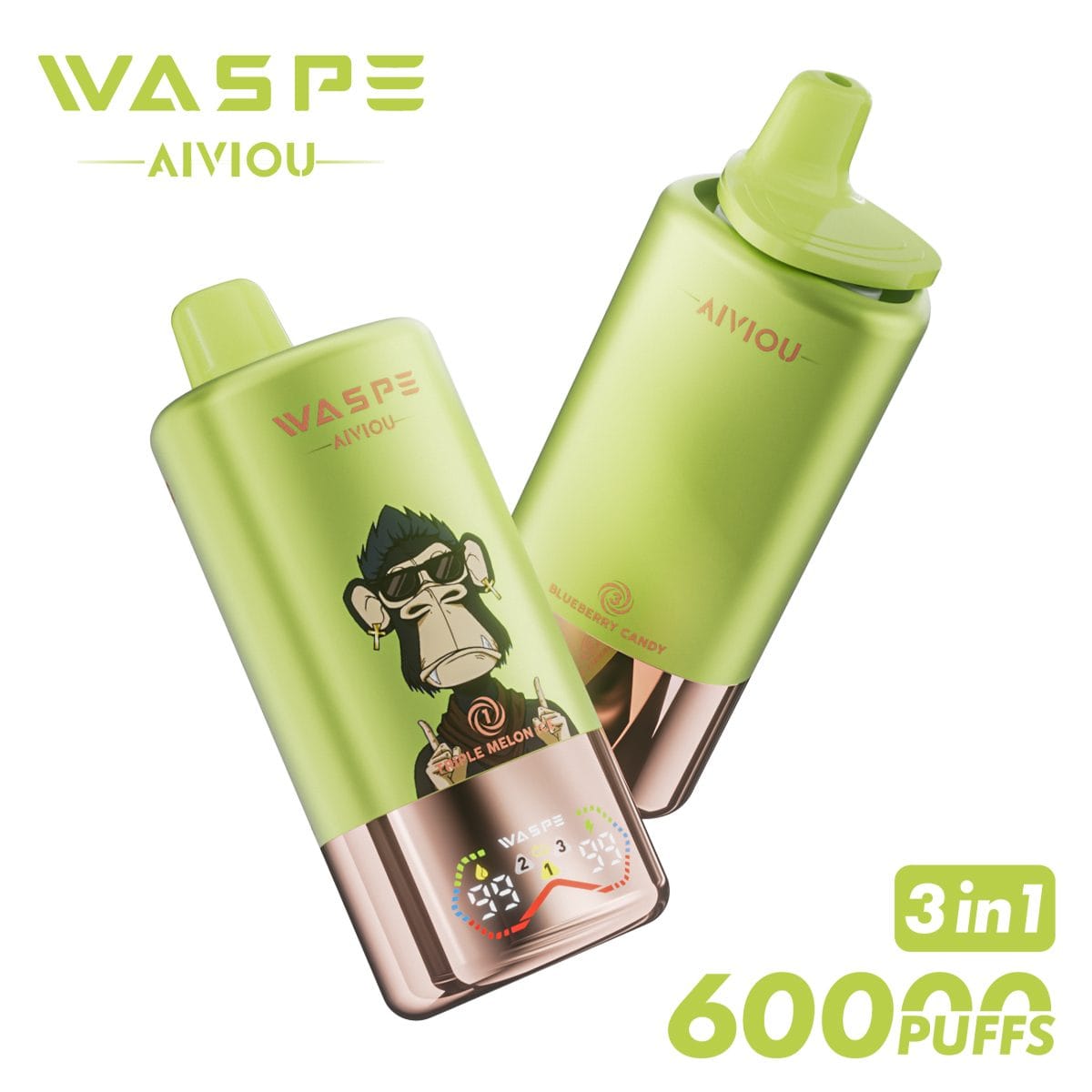 WASPE 60K | 3-in-1 60000 puffs, triple flavor, bulk disposable vape - Image 5