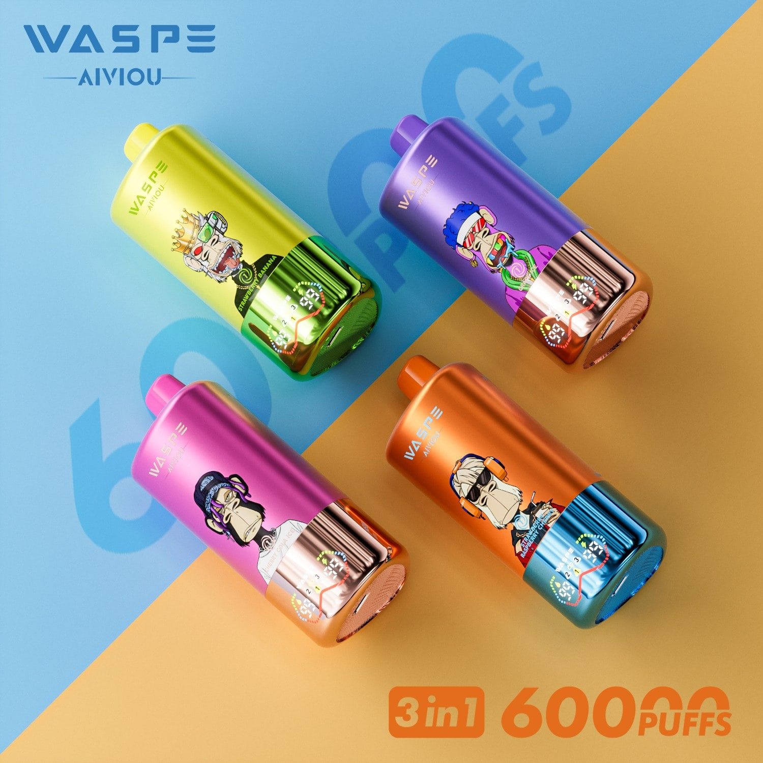 WASPE 60K | 3-in-1 60000 puffs, triple flavor, bulk disposable vape - Image 13