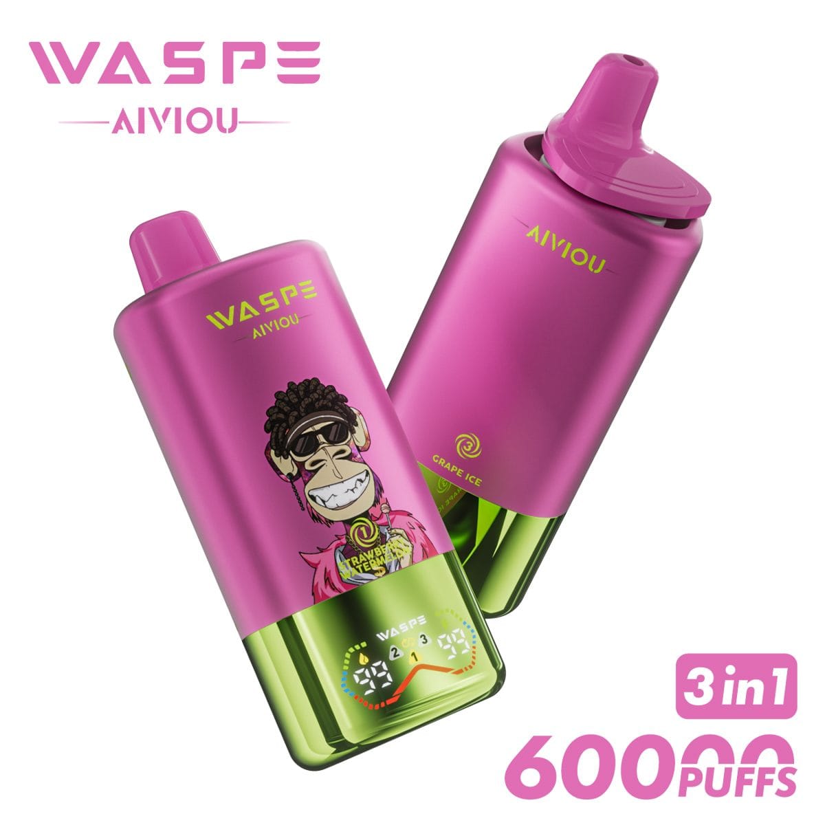 WASPE 60K | 3-in-1 60000 puffs, triple flavor, bulk disposable vape - Image 11