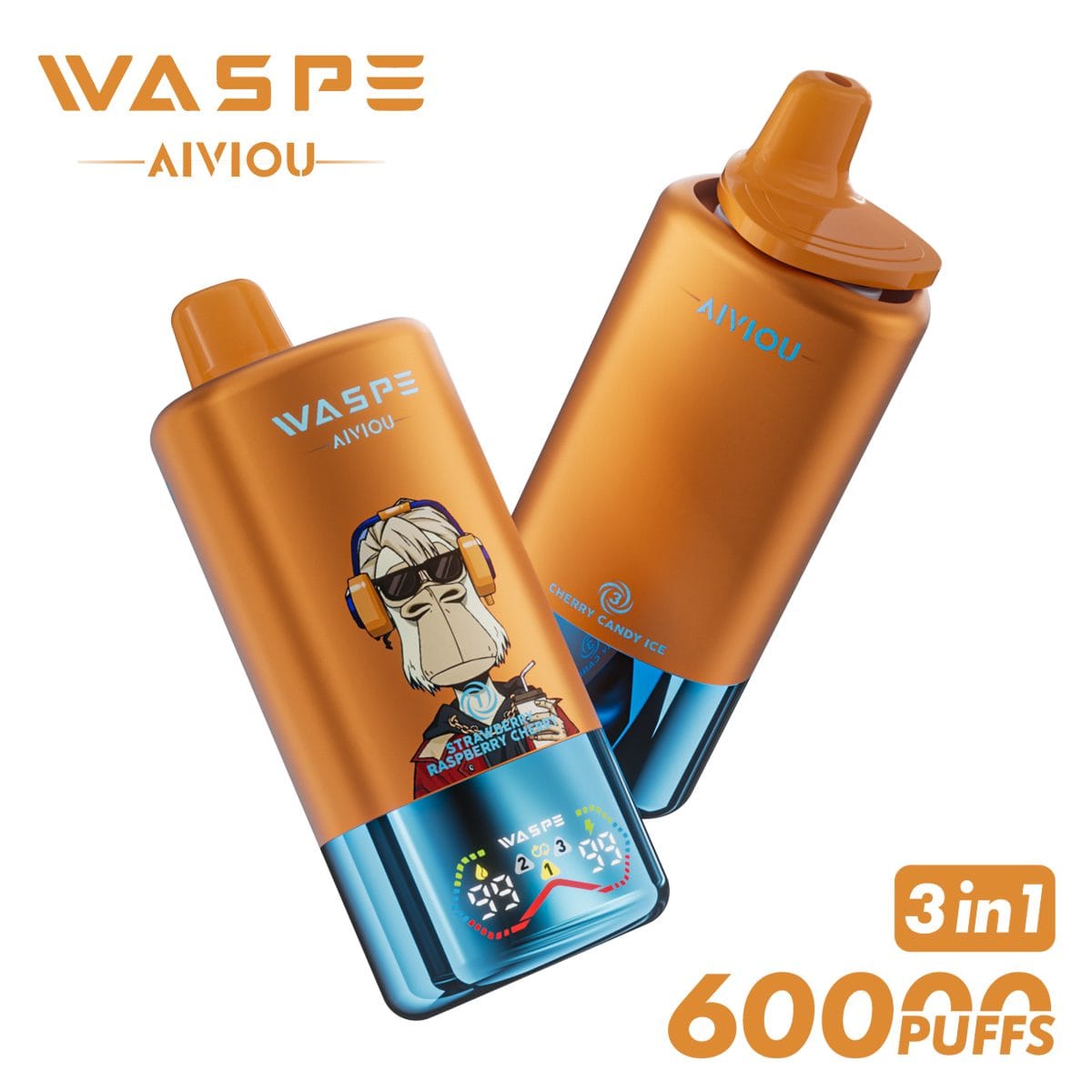 WASPE 60K | 3-in-1 60000 puffs, triple flavor, bulk disposable vape - Image 9