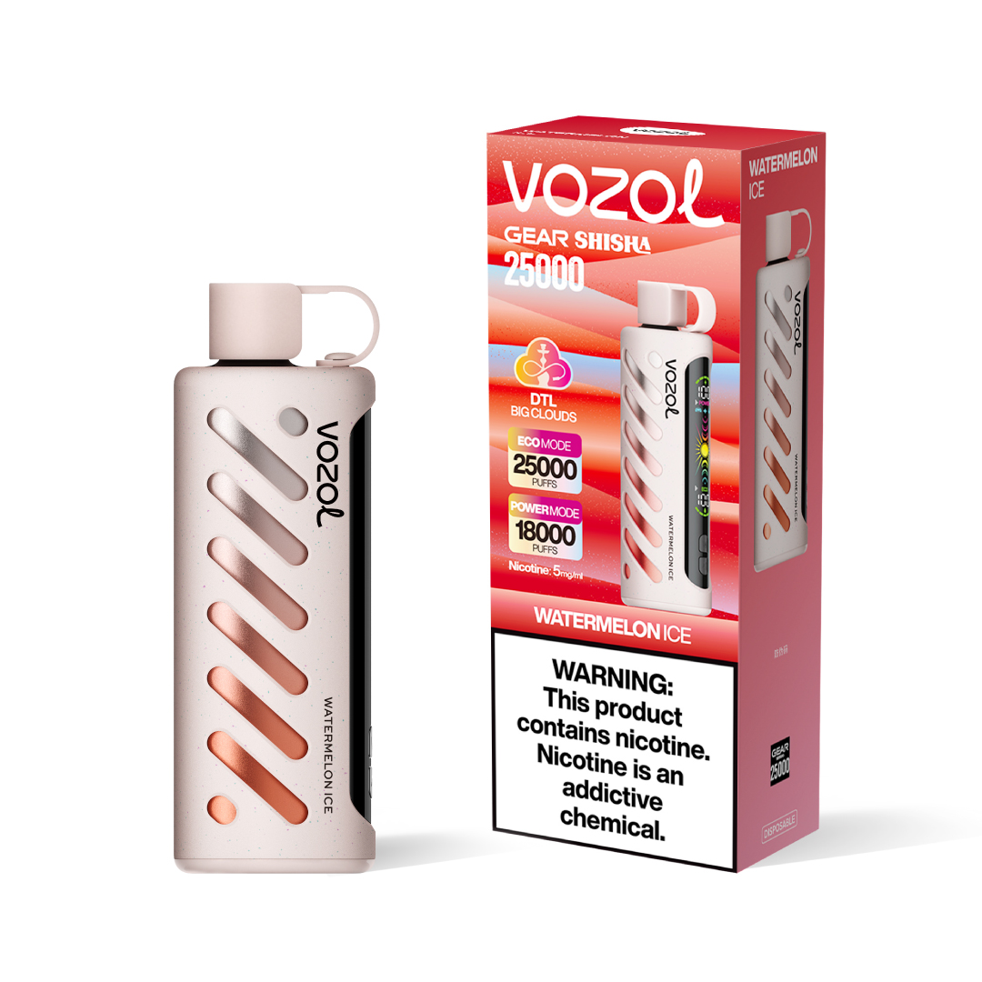Vozol GEAR SHISHA 25000 | 25k dual mode 25000 puffs, smart screen bulk disposable vape - Image 4