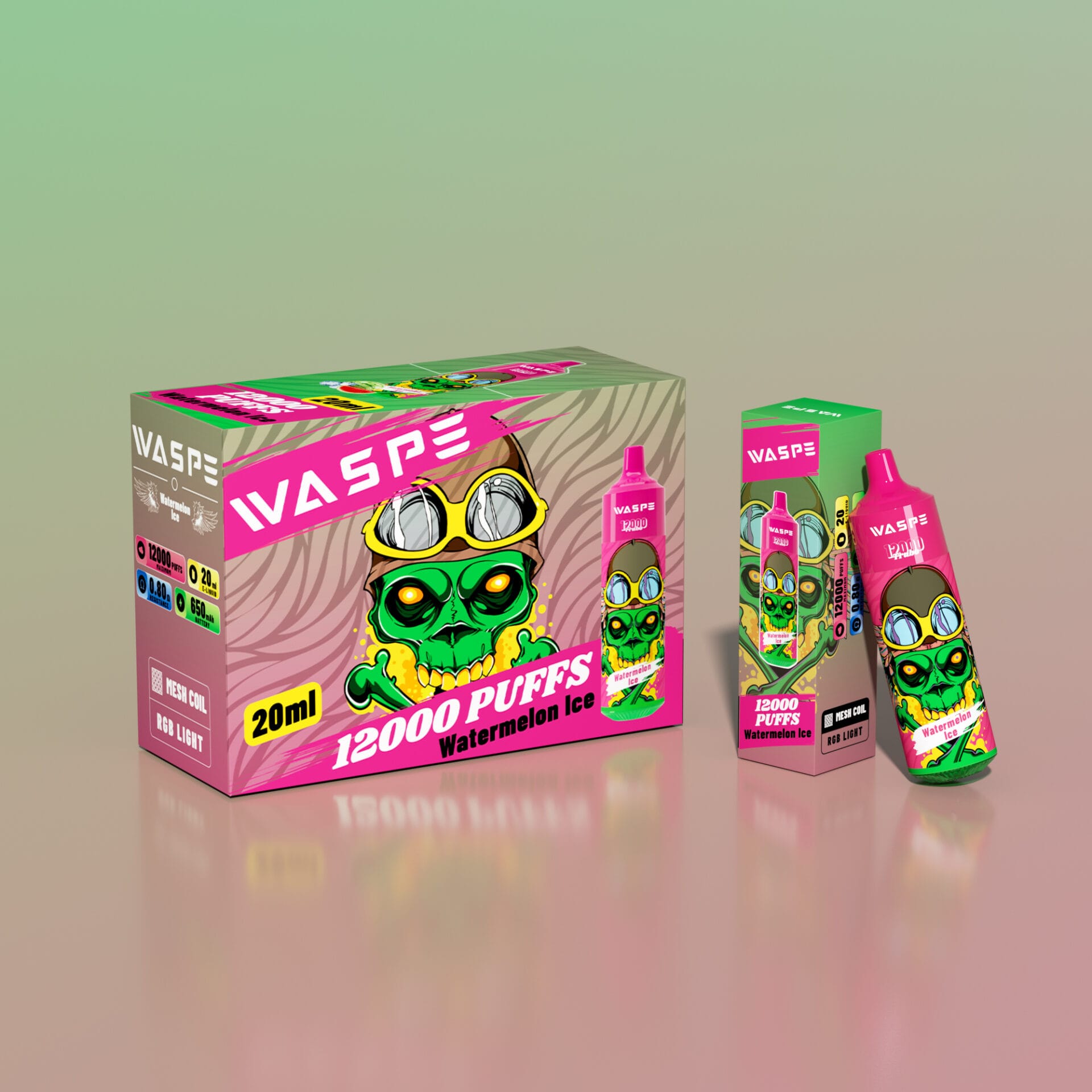 WASPE 12000 Puffs | 0%-5% nicotine, bulk disposable vape - Image 2