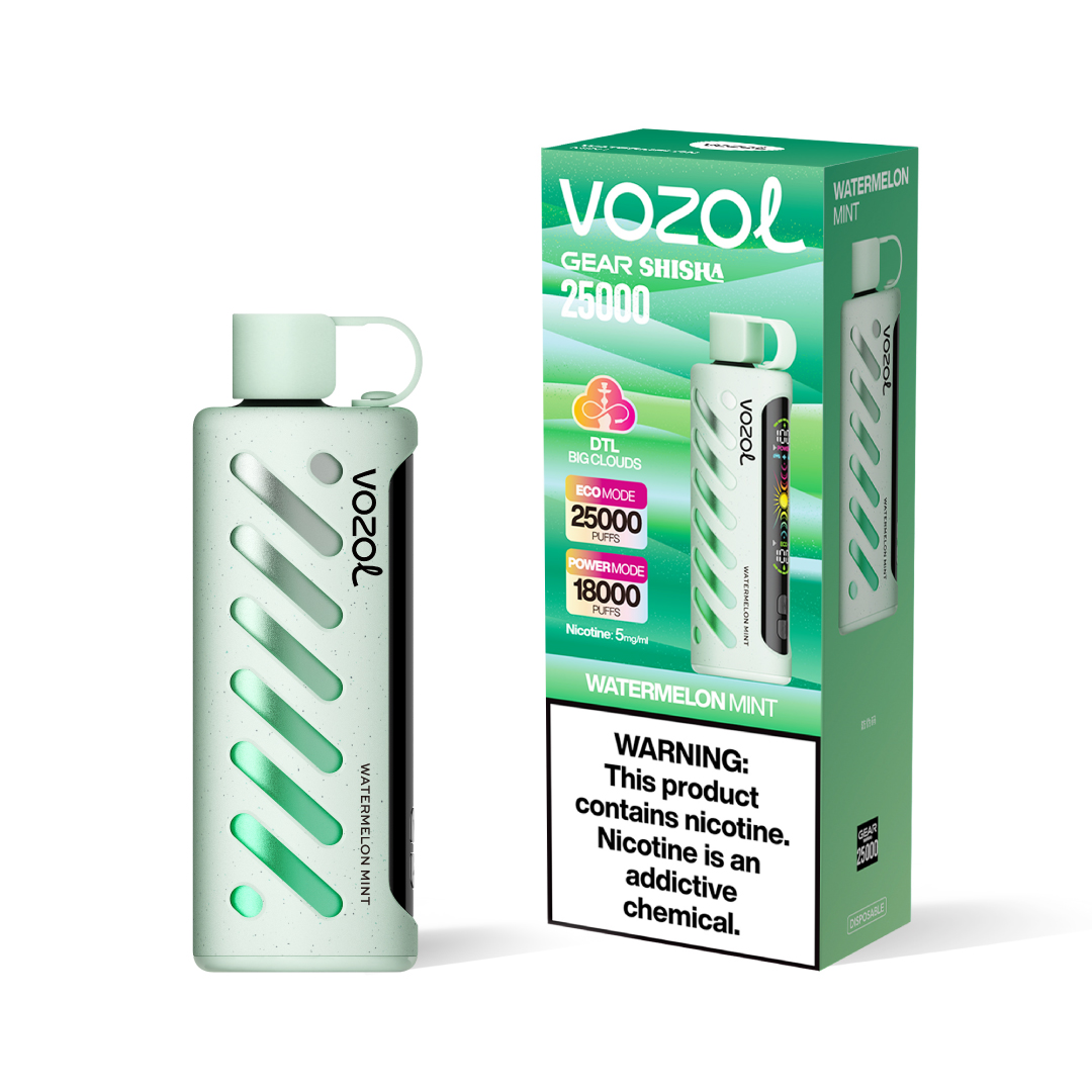 Vozol GEAR SHISHA 25000 | 25k dual mode 25000 puffs, smart screen bulk disposable vape - Image 3