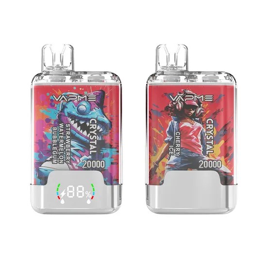 Vapme 20K Crystal 20000 Puffs | 2% nicotine, 20mL, dual flavor, bulk disposable vape - Image 5