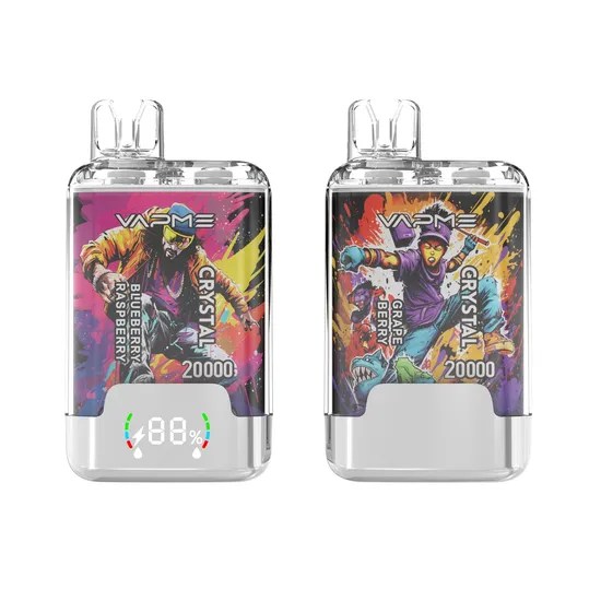 Vapme 20K Crystal 20000 Puffs | 2% nicotine, 20mL, dual flavor, bulk disposable vape - Image 3
