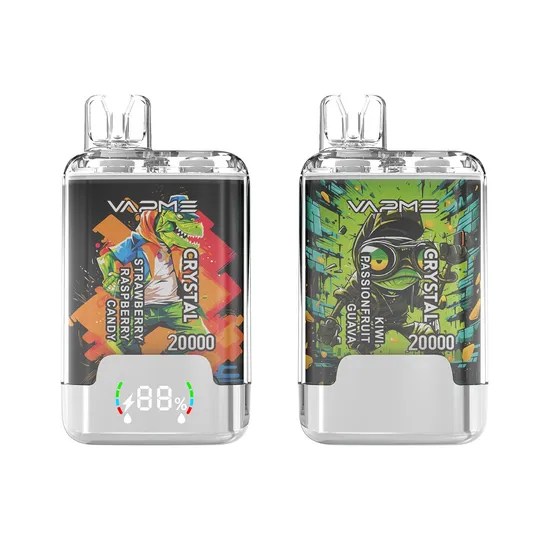 Vapme 20K Crystal 20000 Puffs | 2% nicotine, 20mL, dual flavor, bulk disposable vape - Image 2