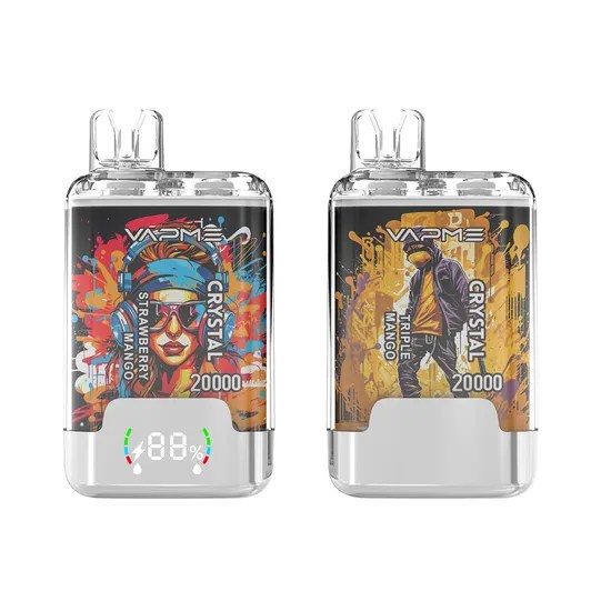 Vapme 20K Crystal 20000 Puffs | 2% nicotine, 20mL, dual flavor, bulk disposable vape