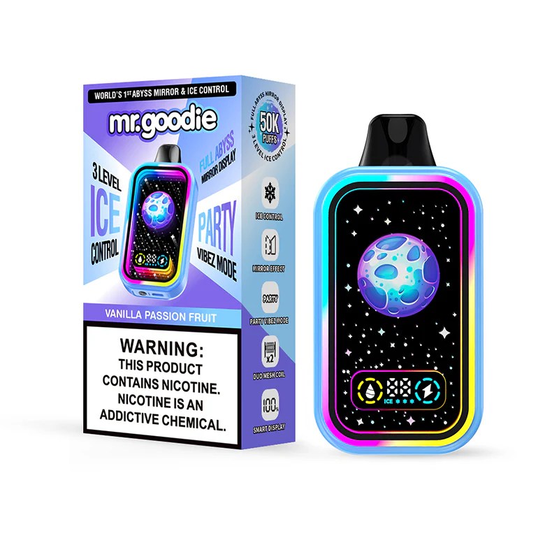 Mr.Goodie 50K | 50000 puffs adjustable ice party mirror display disposable vape - Image 6