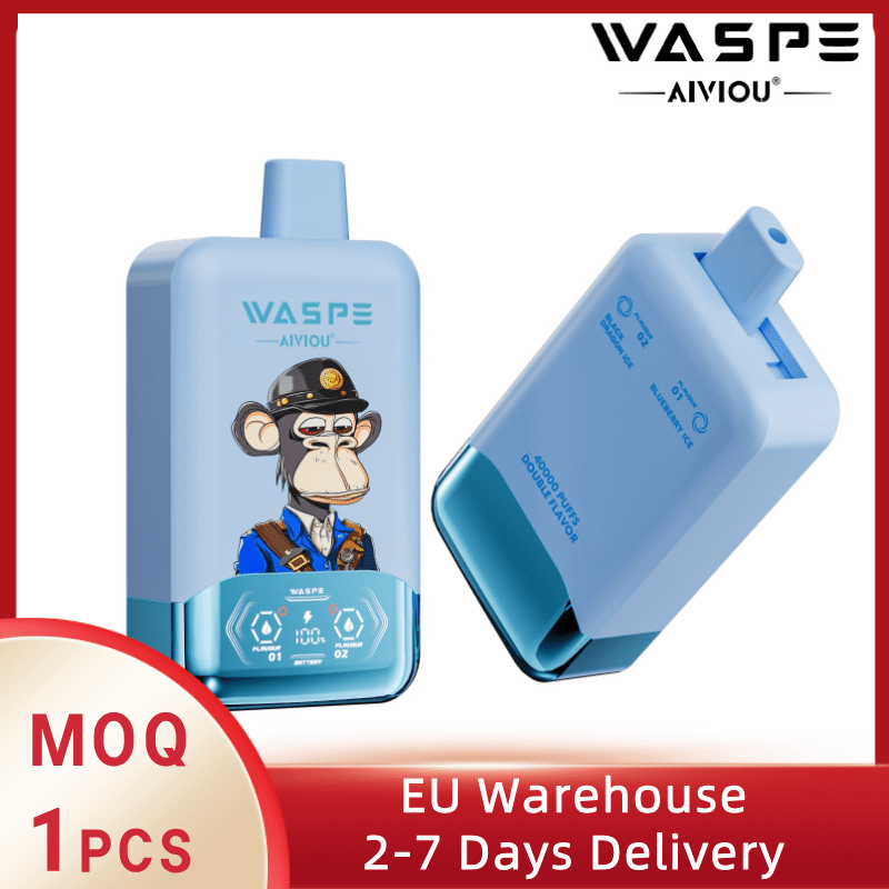 WASPE 40K Double Flavor Twins 40000 Puffs | dual flavor disposable vape 💨 (1 piece trial pack)
