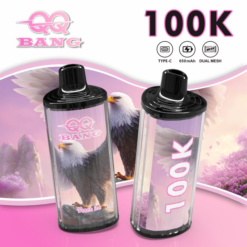 Bang QQ 100K | 100000 puffs, mesh coil, 12 flavors, Type-C rechargeable, bulk disposable vape