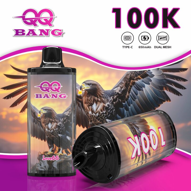 Bang QQ 100K | 100000 puffs, mesh coil, 12 flavors, Type-C rechargeable, bulk disposable vape - Image 10