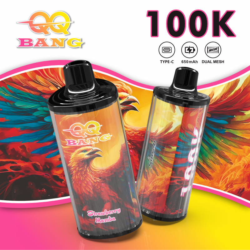 Bang QQ 100K | 100000 puffs, mesh coil, 12 flavors, Type-C rechargeable, bulk disposable vape - Image 5