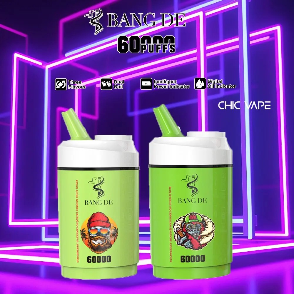 Bang DE 60000 | 3-in-1 60k puffs triple flavor bulk disposable vape