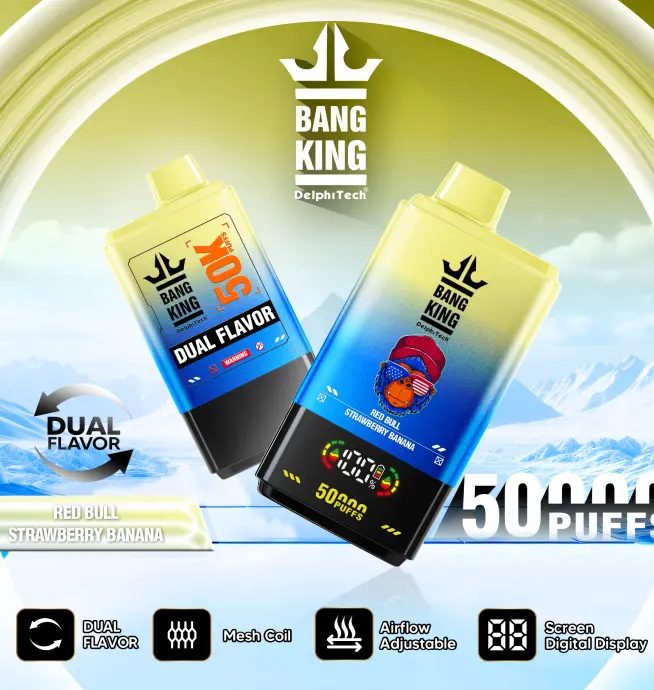 Bang King 50K Puffs | double flavor taste, long lasting bulk disposable vape - Image 9