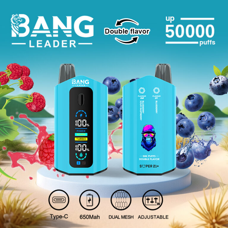 Bang Leader 50K | dual pod system 50000 puffs, 40ml, high-capacity, bulk disposable vape - Image 4