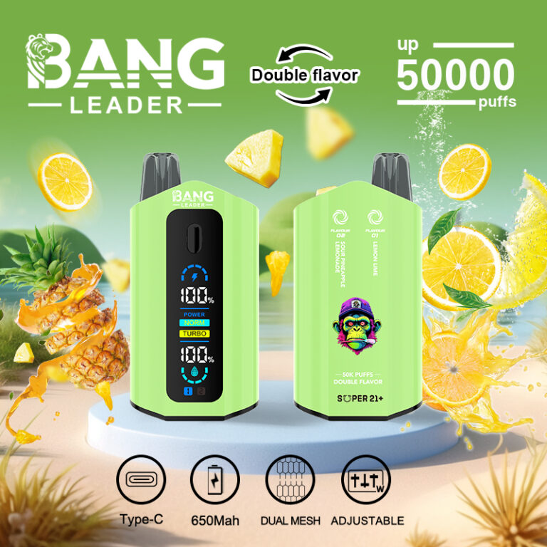 Bang Leader 50K | dual pod system 50000 puffs, 40ml, high-capacity, bulk disposable vape - Image 2