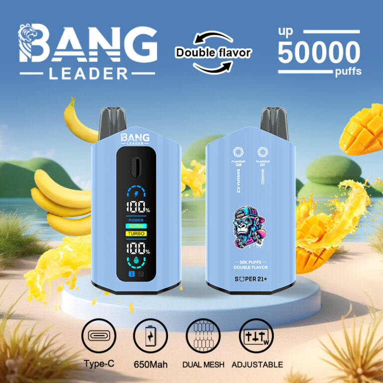 Bang Leader 50K | dual pod system 50000 puffs, 40ml, high-capacity, bulk disposable vape - Image 8