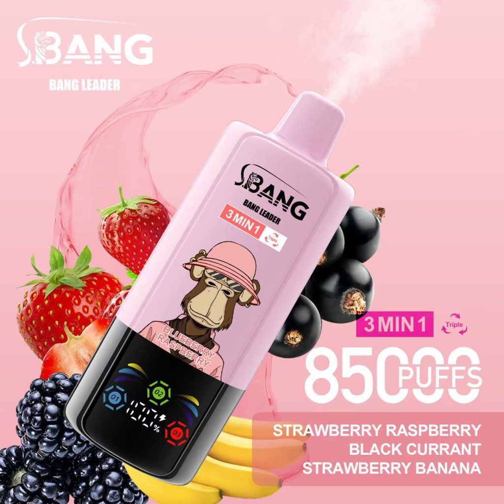 Bang Leader 85K | 3-in-1 triple flavor, 85000 puffs, 70ml, bulk disposable vape - Image 2