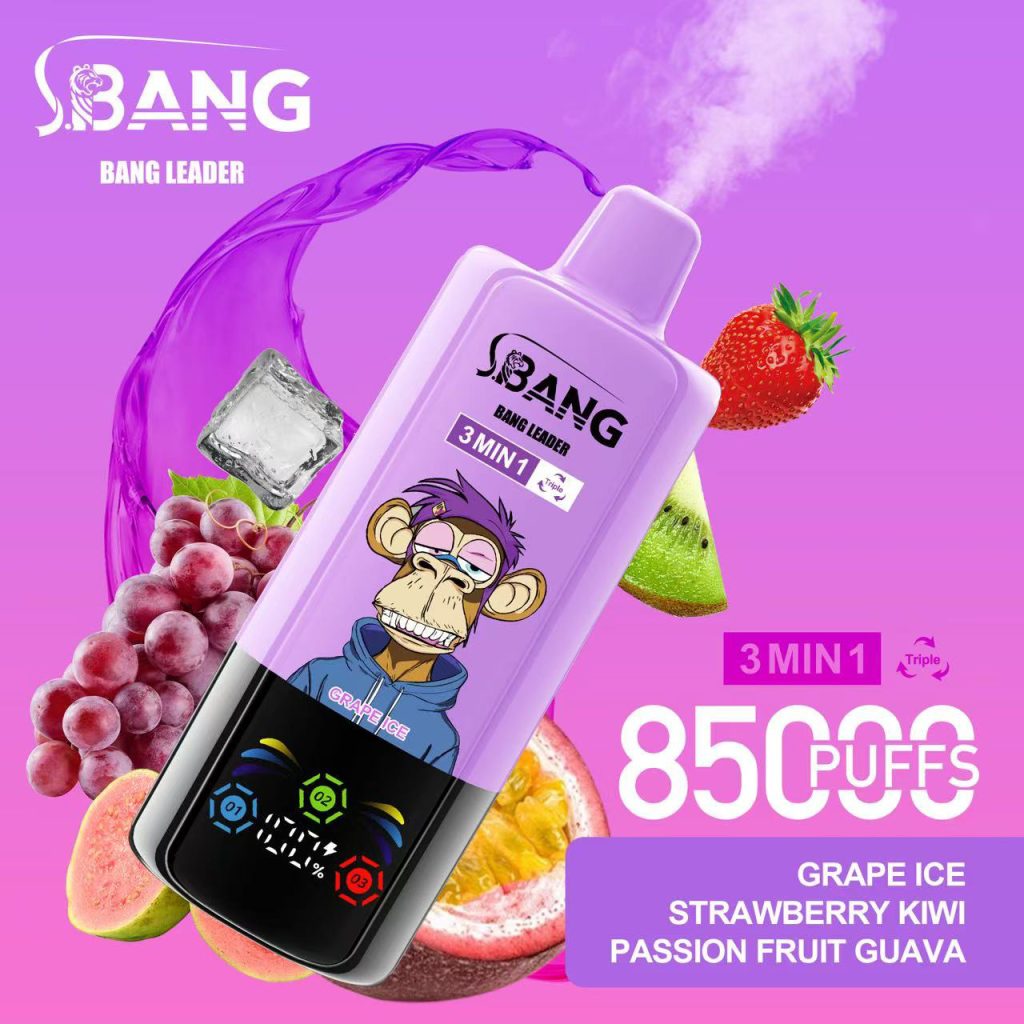 Bang Leader 85K | 3-in-1 triple flavor, 85000 puffs, 70ml, bulk disposable vape - Image 9