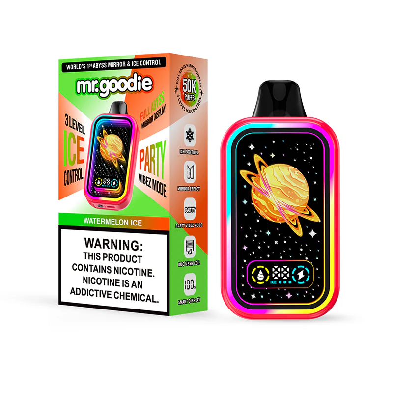 Mr.Goodie 50K | 50000 puffs adjustable ice party mirror display disposable vape - Image 7