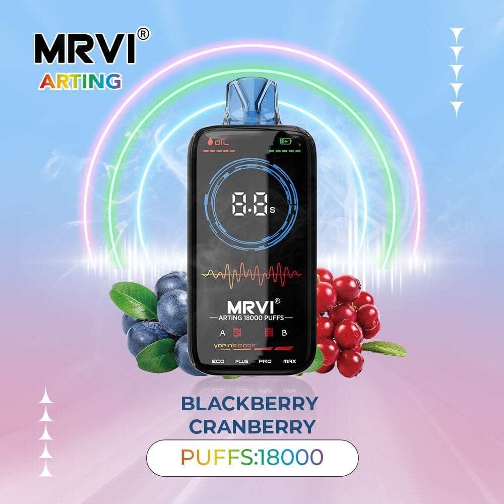 MRVI 18000 Puffs | 2%-5% nicotine, 26mL, dual mesh, adjustable heating, bulk vape - Image 2