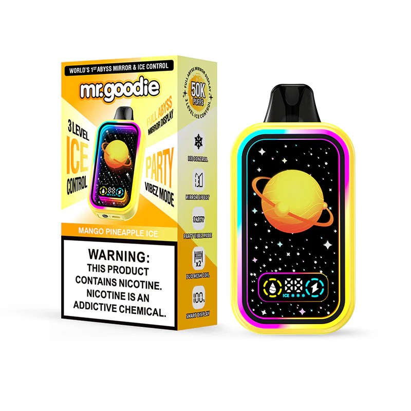 Mr.Goodie 50K | 50000 puffs adjustable ice party mirror display disposable vape - Image 9