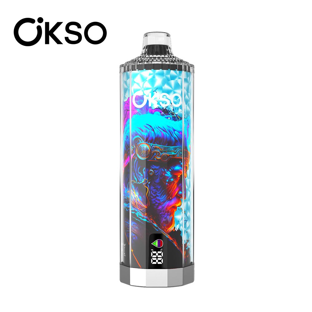 OKSO Shisha Hookah Mega 50000 Puffs | triple mesh coil, 40mL, LED display, adjustable airflow, bulk disposable vape - Image 36
